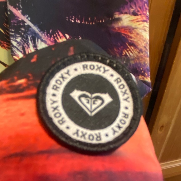 ROXY Mens Board Shorts POLYESTER SWIM Trunks Size M Palm Tree Vice City - Picture 4 of 4